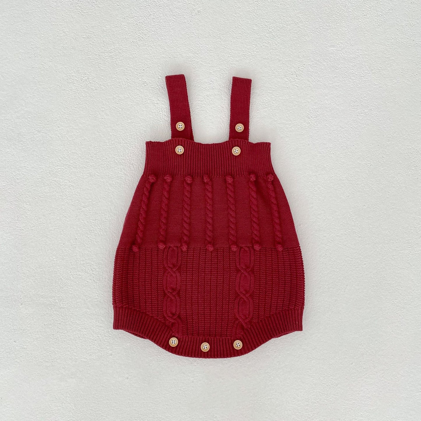 Ensemble Bébé Tricoté Main - Barboteuse et Gilet 2 Pièces - BMYANY
