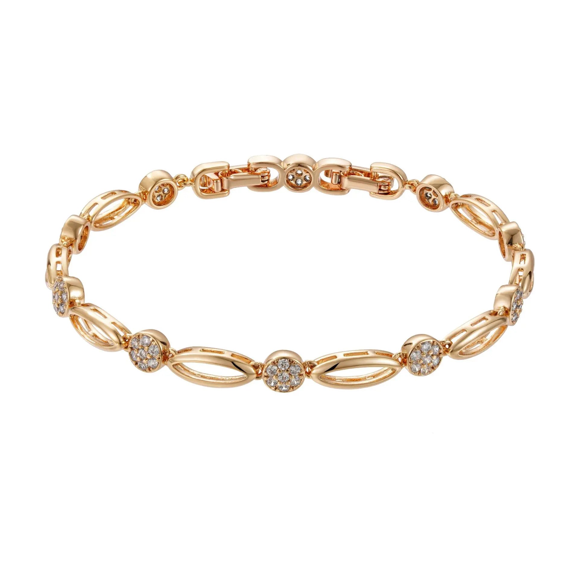 Ensemble Bracelet et Boucles d'Oreilles Sculpté Ajouré Style Ins - BMYANY