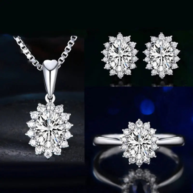 Ensemble Collier Zircon Pierres Précieuses Multicolores - BMYANY