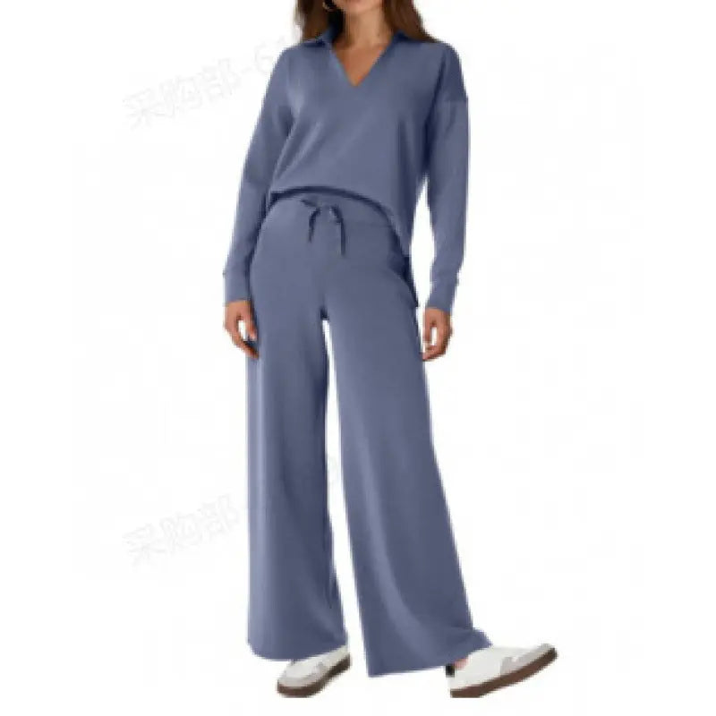 Ensemble Décontracté Femme Couleur Unie avec Cordon de Serrage - BMYANY