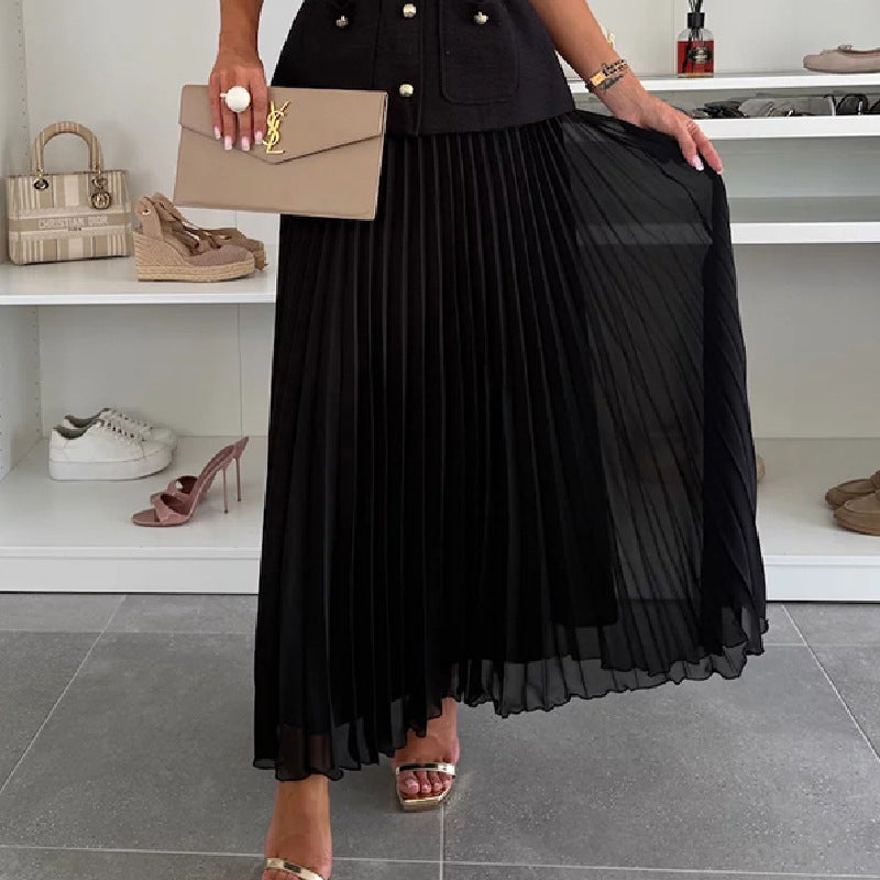 Ensemble Deux Pièces Style Chanel - Gilet Sans Manches - BMYANY