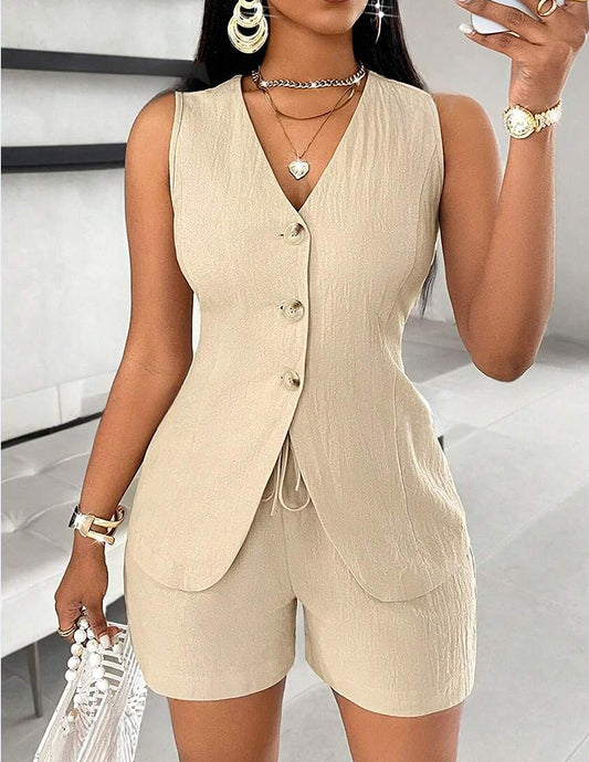 Ensemble Femme Veste et Short Assorti - BMYANY