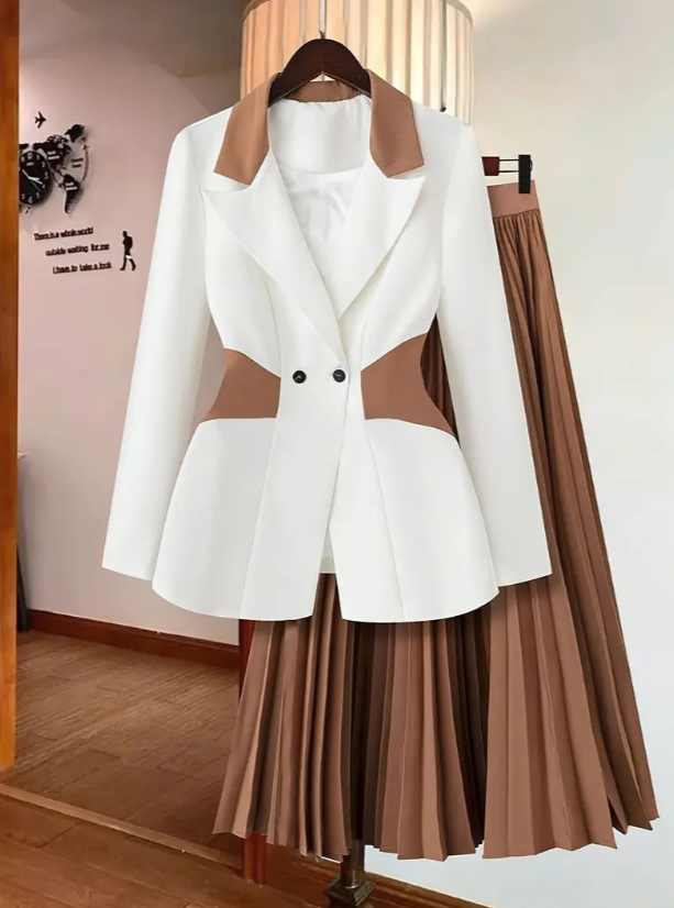 Ensemble Tailleur Femme 2 Pièces - Jupe et Veste Élégant - BMYANY