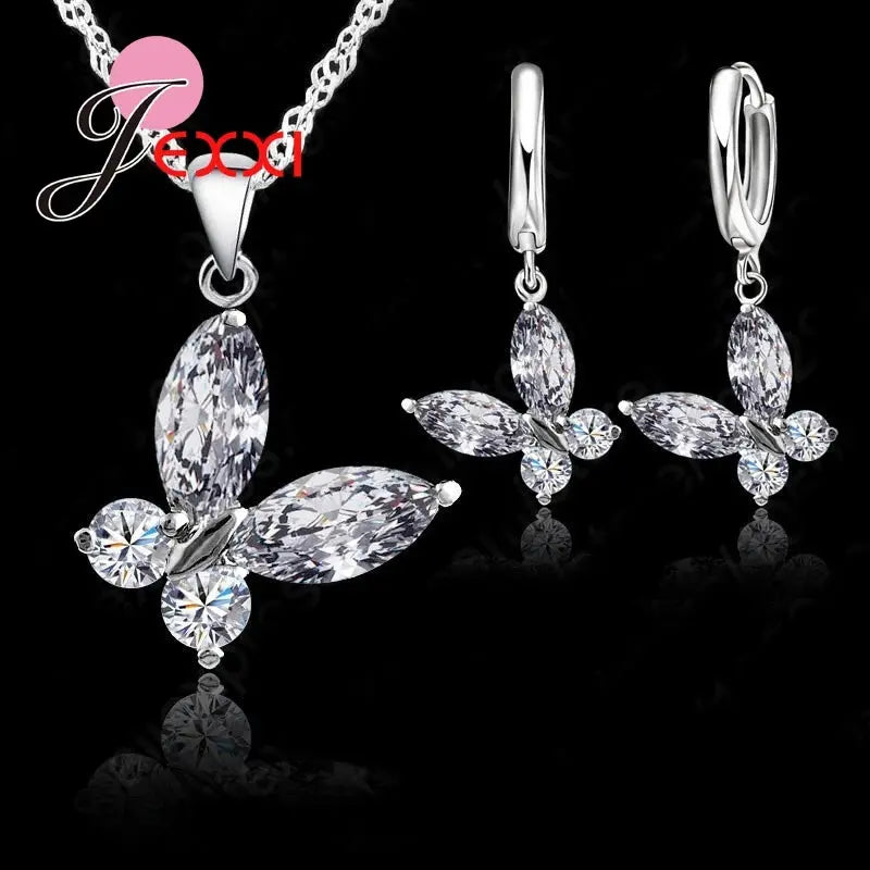 Ensemble collier, boucles d'oreilles, pendentif - BMYANY