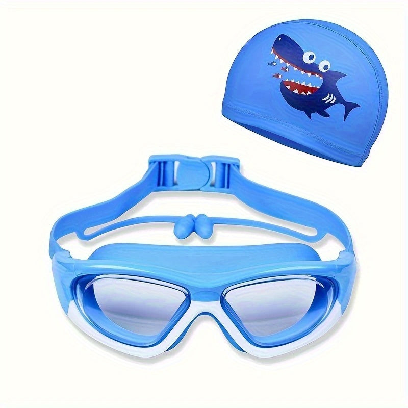 Ensemble lunettes de natation et bonnet de bain étanche pour enfants - BMYANY