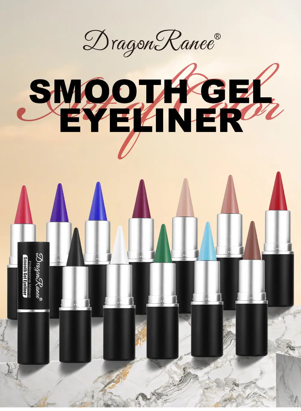 Eyeliner Mat Fard à Paupières Facile Couleur - BMYANY