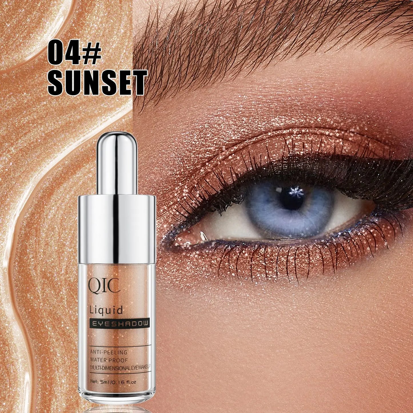 Fard à Paupières Liquide Perlé Multicolore Haute Brillance - BMYANY