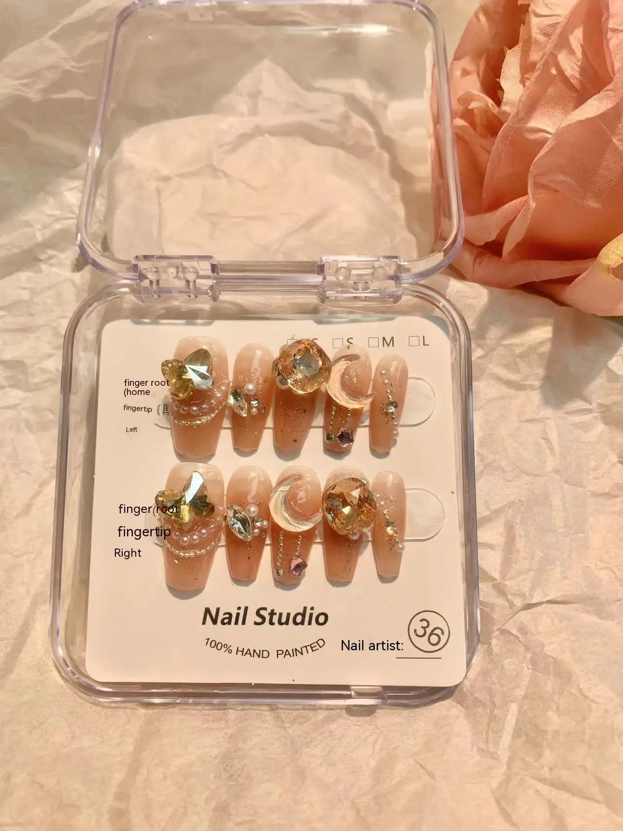 Faux Ongles Détachables Protection Solaire - BMYANY