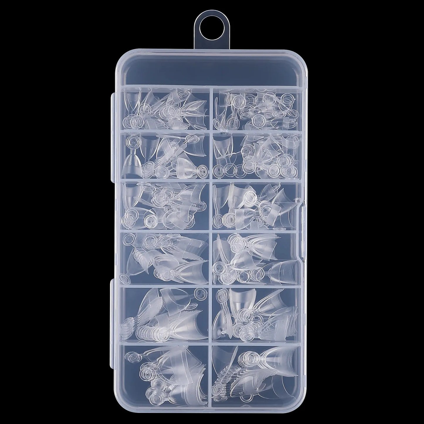 Faux Ongles transparents Courts Adhésifs Bout Rond - BMYANY