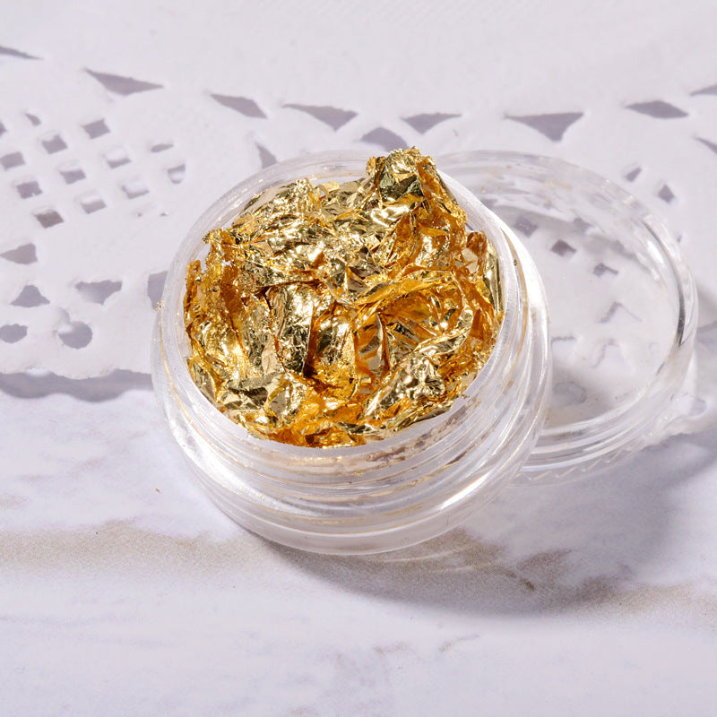 Feuille Ongles Ultra Fine Or Argent Style Japonais Tendance - BMYANY