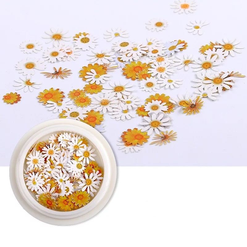 Feuille Pâte Bois Ongles Fleurs 3D 18 Couleurs Tendance Ins - BMYANY