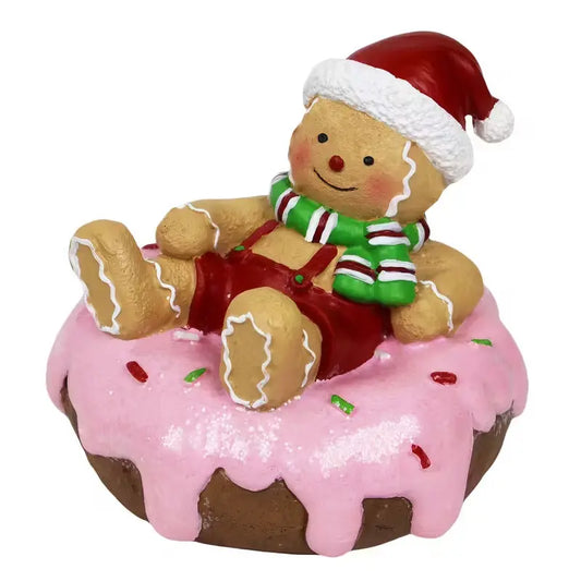 Figurines Noël Résine Bonhomme Pain d’Épices - BMYANY