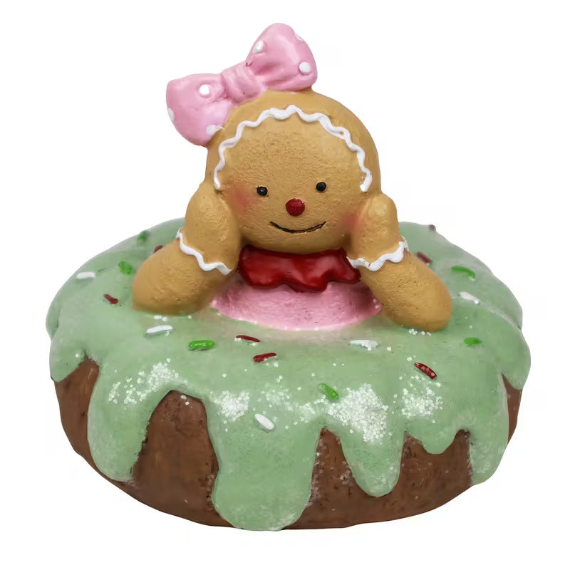 Figurines Noël Résine Bonhomme Pain d’Épices - BMYANY