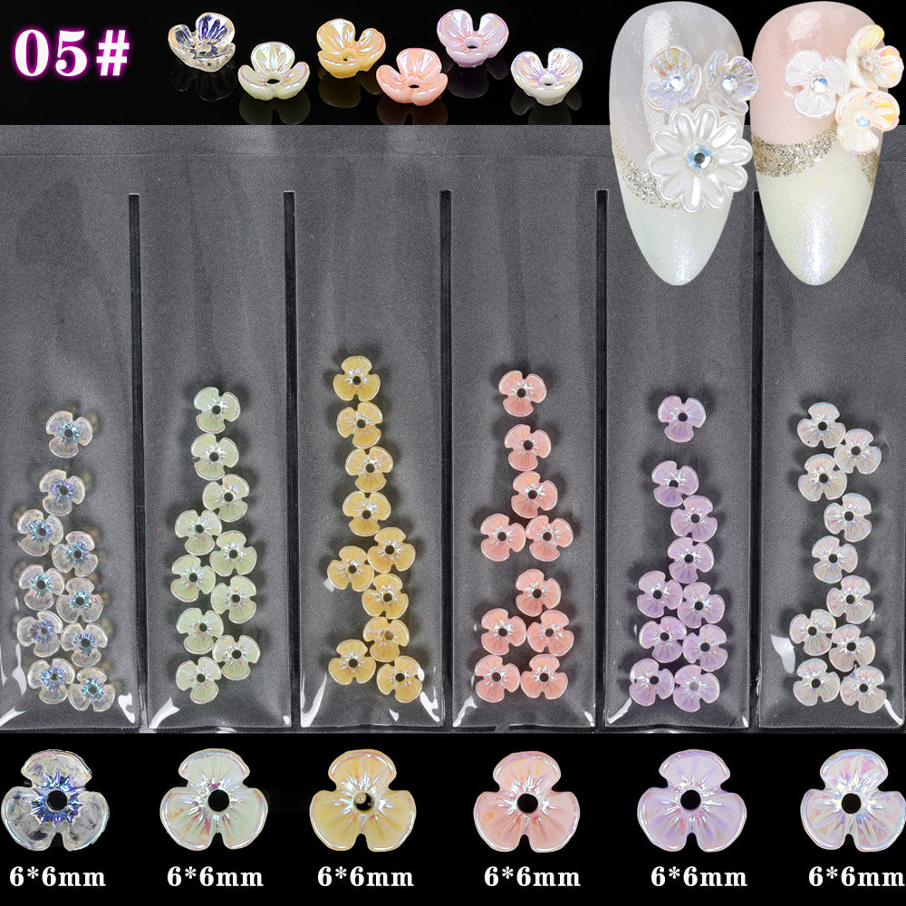 Fleurs 3D Ongles Candy Jelly Décoration Relief Nail Art - BMYANY