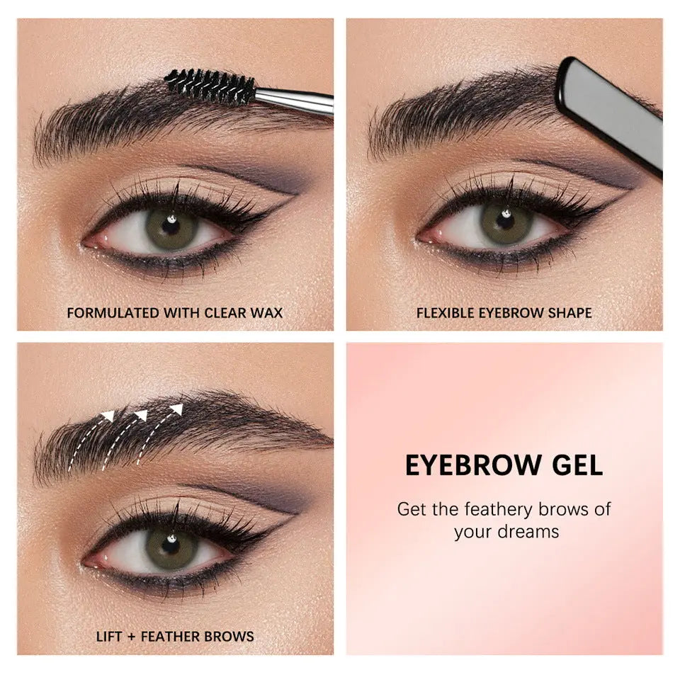 Gel Fixateur Sourcils 3D Transparent - Tenue Longue Durée - BMYANY