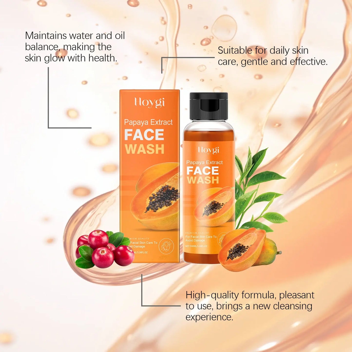 Gel Nettoyant Visage Doux Hydratant - Sans Effet Tiraillement 100 ml - BMYANY