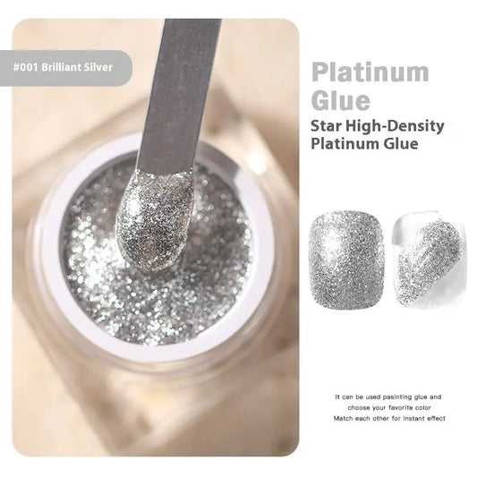 Gel UV Paillettes Métalliques Haute Densité Ongles  Art 5 ml - BMYANY