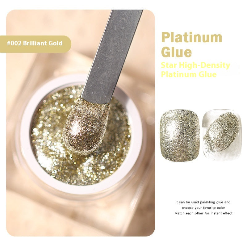 Gel UV Paillettes Métalliques Haute Densité Ongles  Art 5 ml - BMYANY