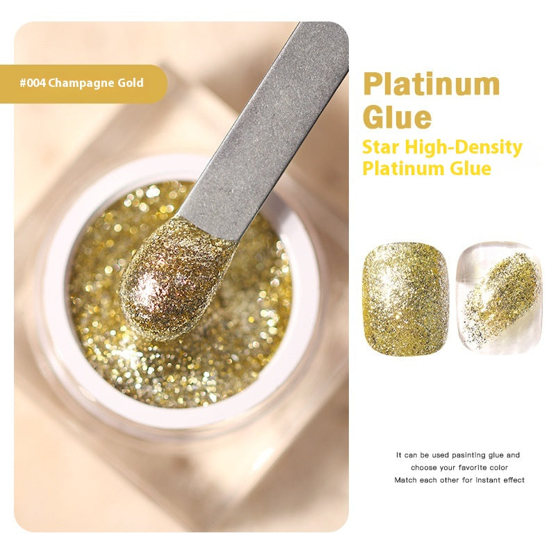 Gel UV Paillettes Métalliques Haute Densité Ongles  Art 5 ml - BMYANY