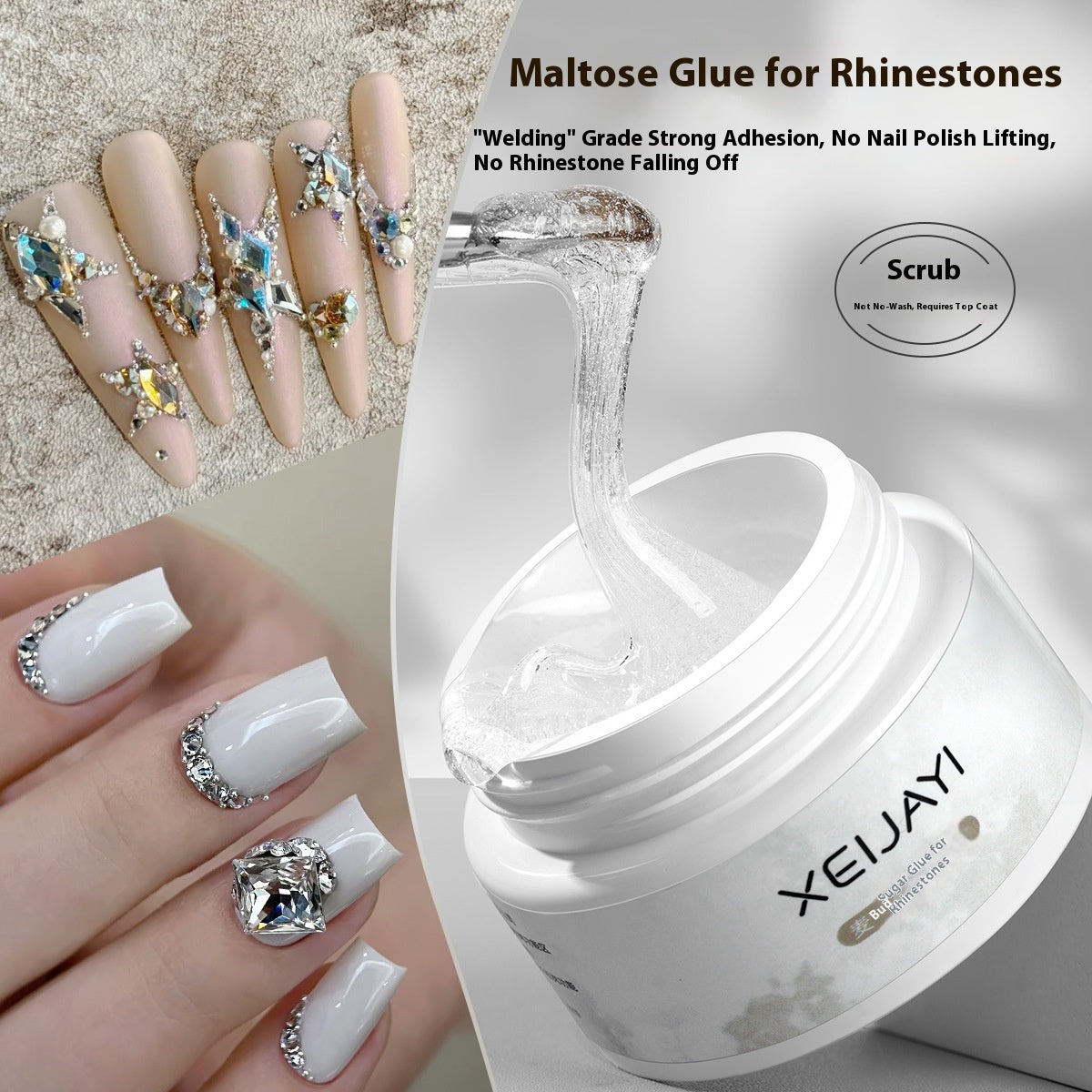 Gel de Construction Ongles Base Renforcement Manucure 25g - BMYANY