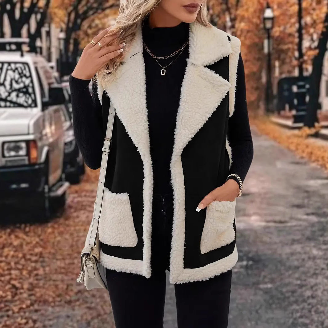 Gilet Sans Manches Matelassé Femme - Chaud et Confortable - BMYANY