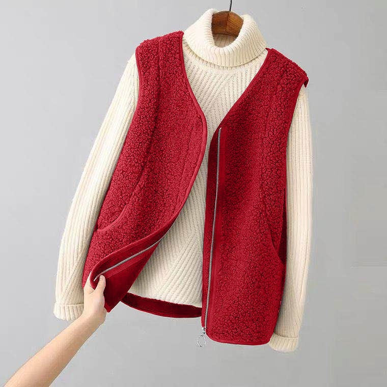 Gilet femmes sans manches Laine d’Agneau - BMYANY