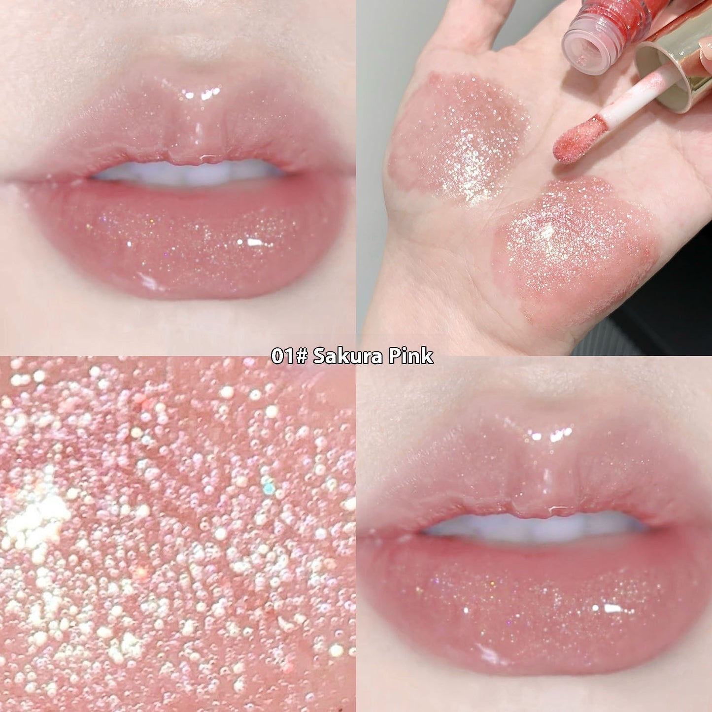 Gloss à Lèvres Hydratant Brillant - Effet Pailleté - BMYANY