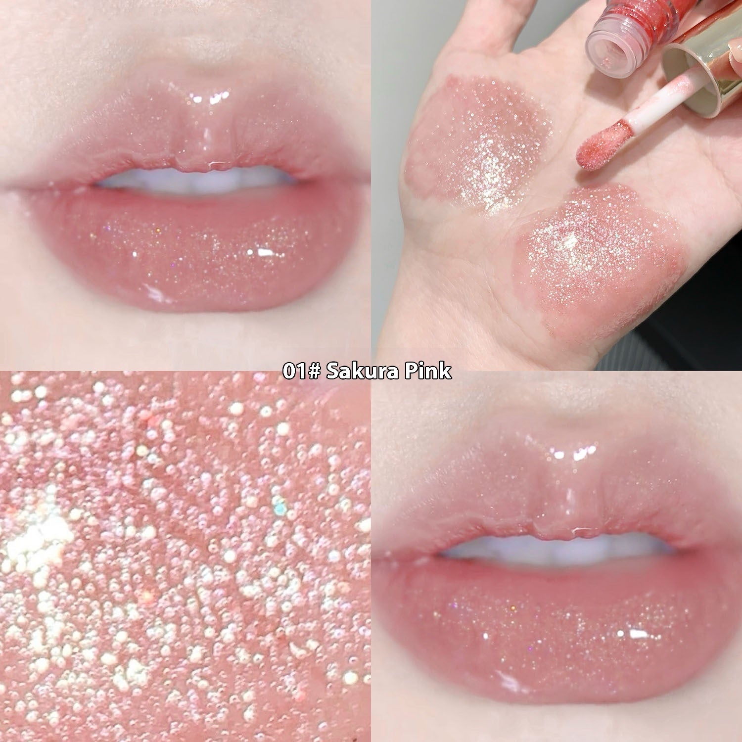 Gloss à Lèvres Hydratant Brillant - Effet Pailleté - BMYANY