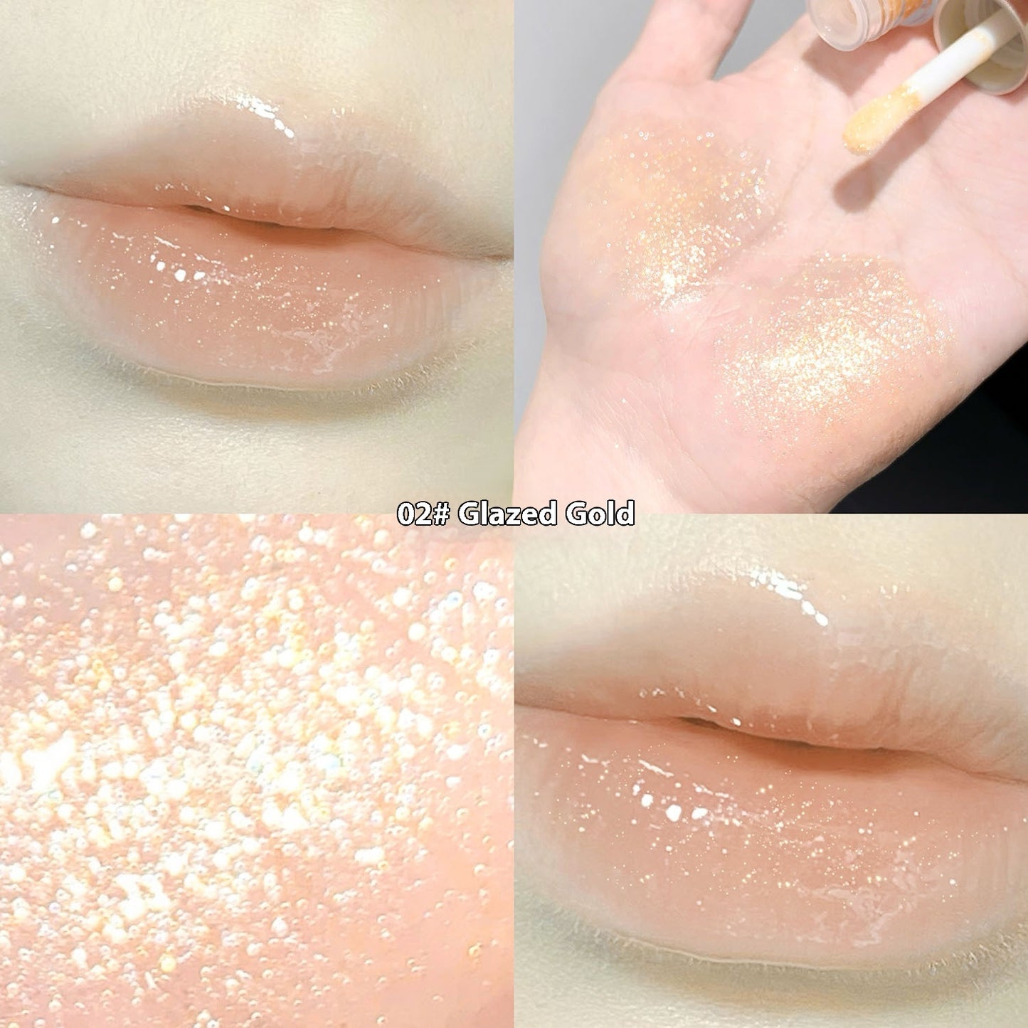 Gloss à Lèvres Hydratant Brillant - Effet Pailleté - BMYANY