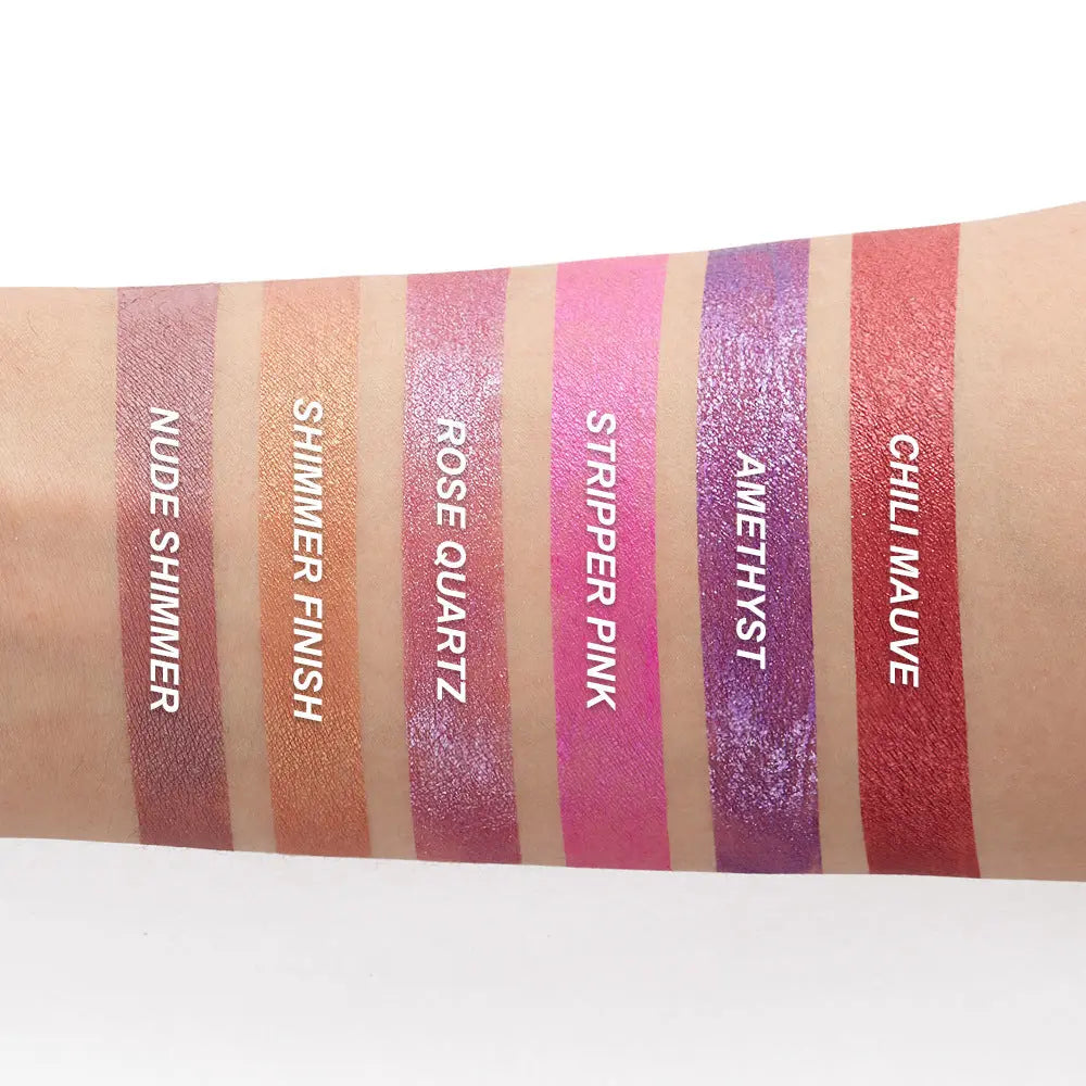Gloss à Lèvres Métallique Waterproof - Effet Miroir Longue Tenue - BMYANY