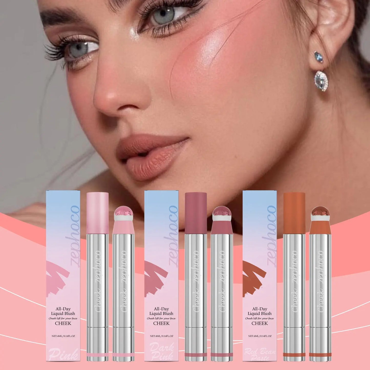 Gloss à lèvres réparateur multifonctionnel, blush et surligneur - BMYANY