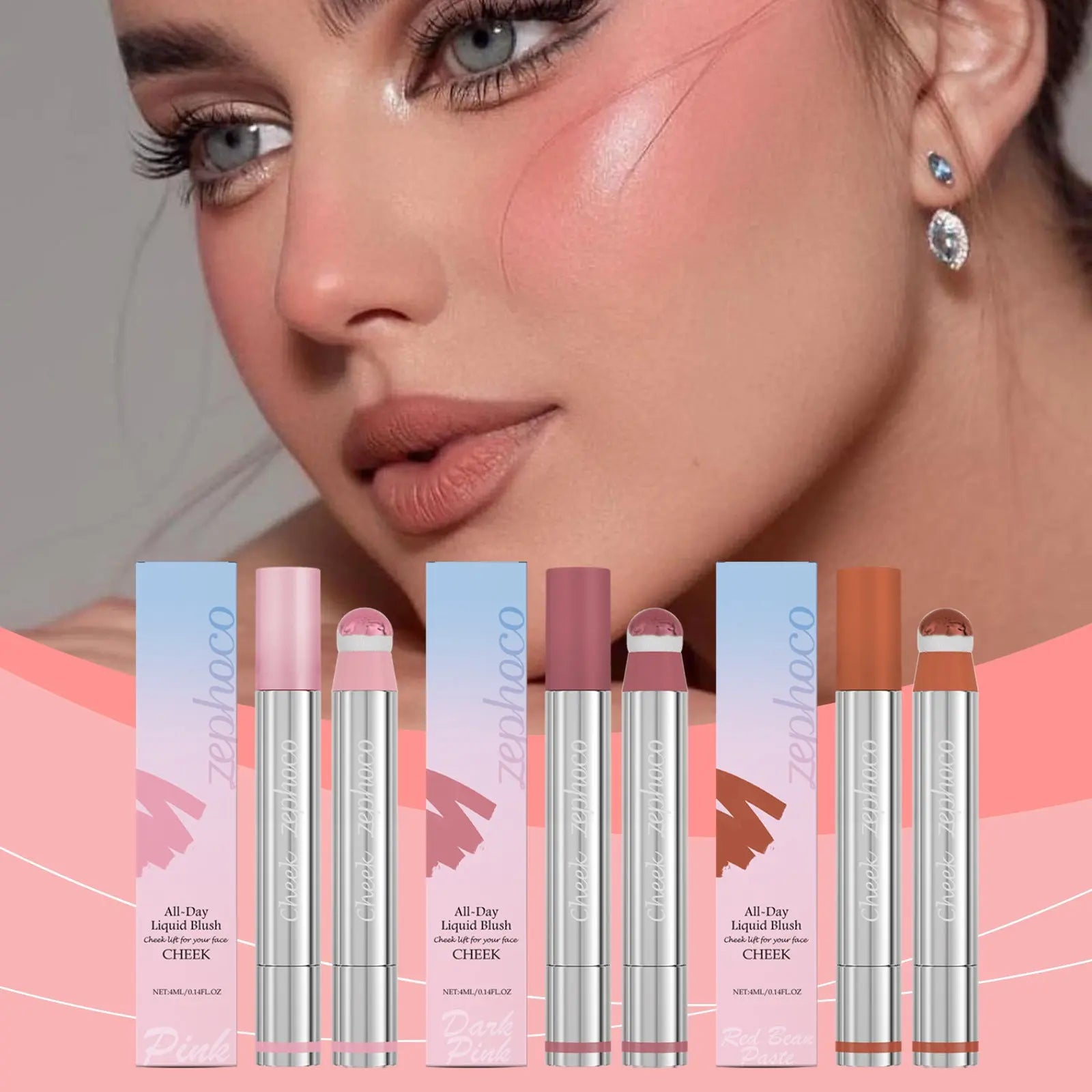 Gloss à lèvres réparateur multifonctionnel, blush et surligneur - BMYANY