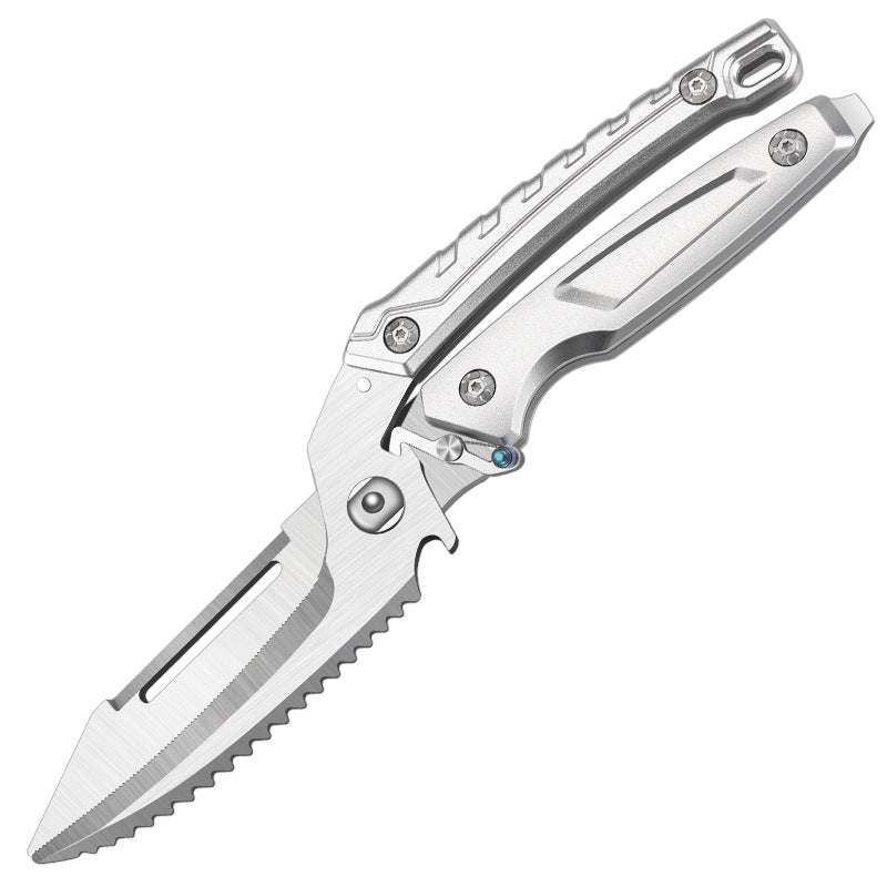 Household Multi-functional Chicken Bone Scissors Stainless Steel Kitchen Food Scissors - BMYANY
