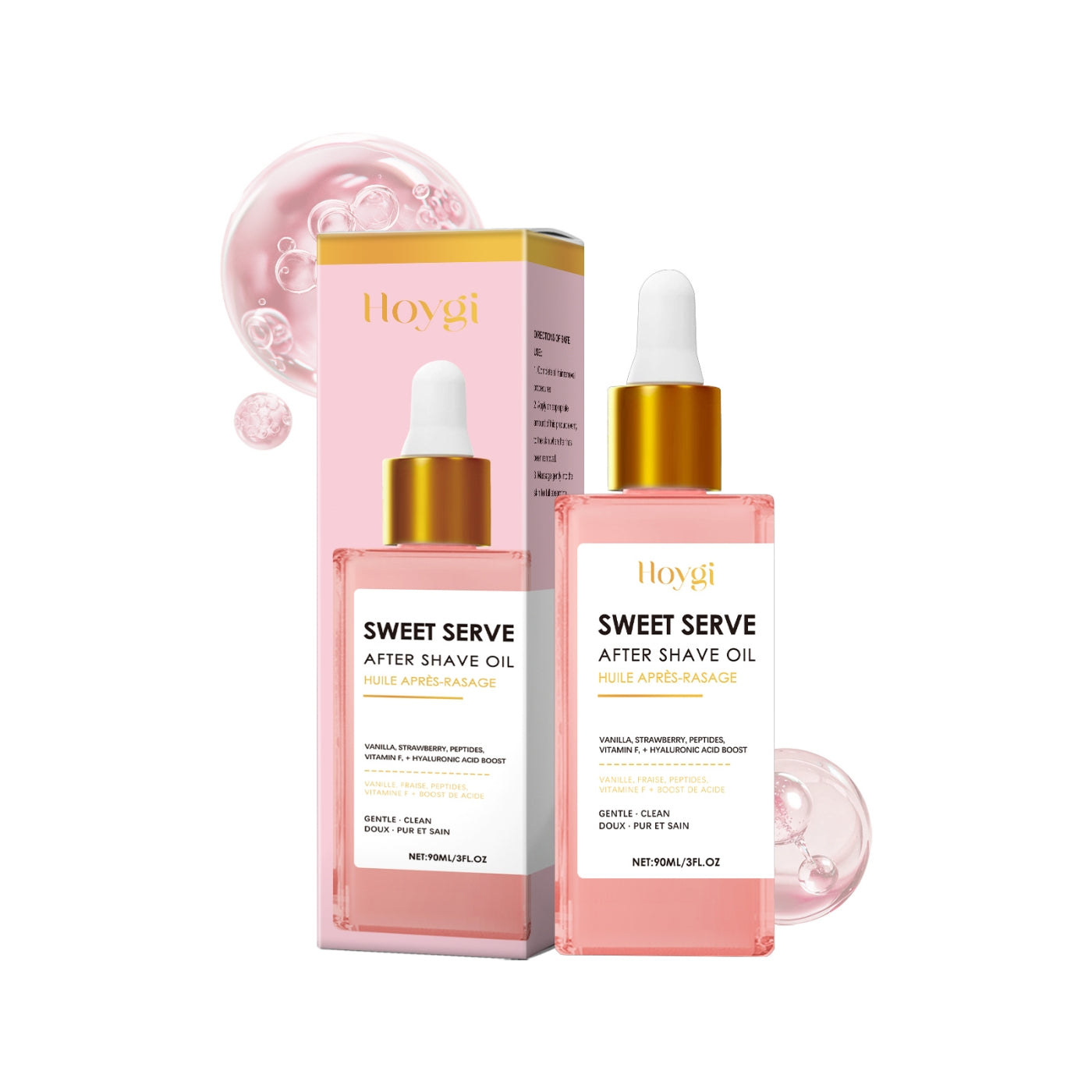 Huile Après-Rasage Vitamine E Acide Hyaluronique 90ml - BMYANY