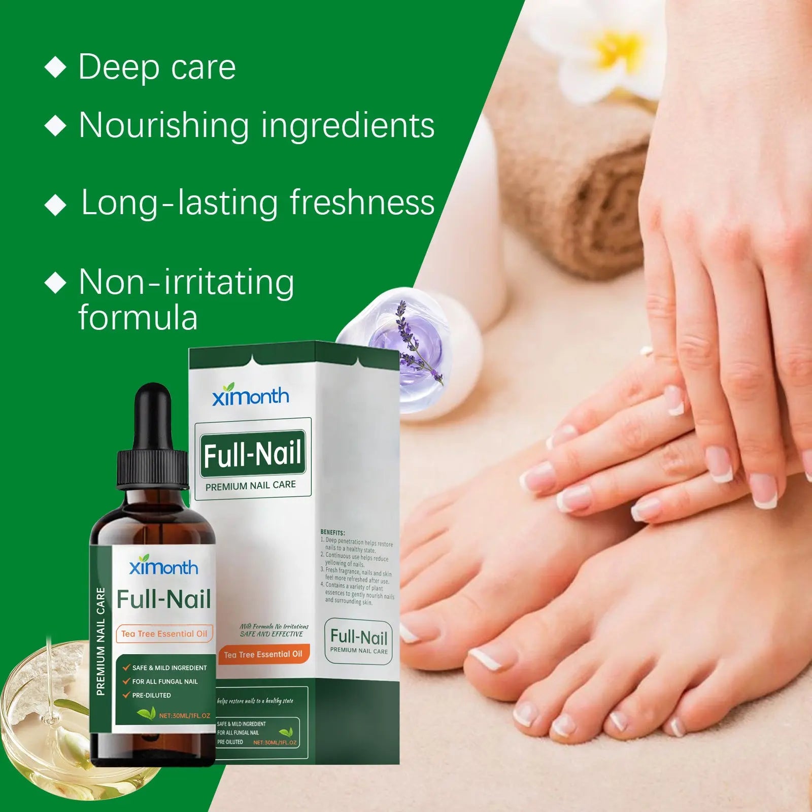 Huile Tea Tree Nettoyante Mains Hydratante Soin Quotidien - BMYANY
