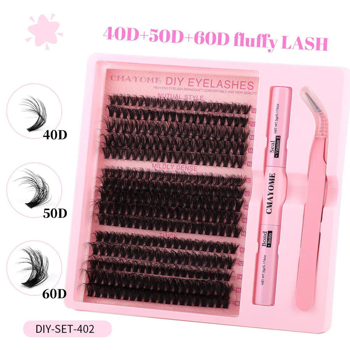 Kit Extension Cils DIY Individuels en Grappe - BMYANY