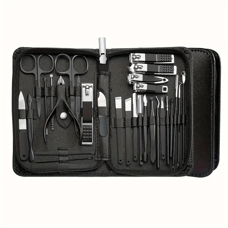 Kit Manucure Complet 30 Pièces - Acier Inoxydable - BMYANY