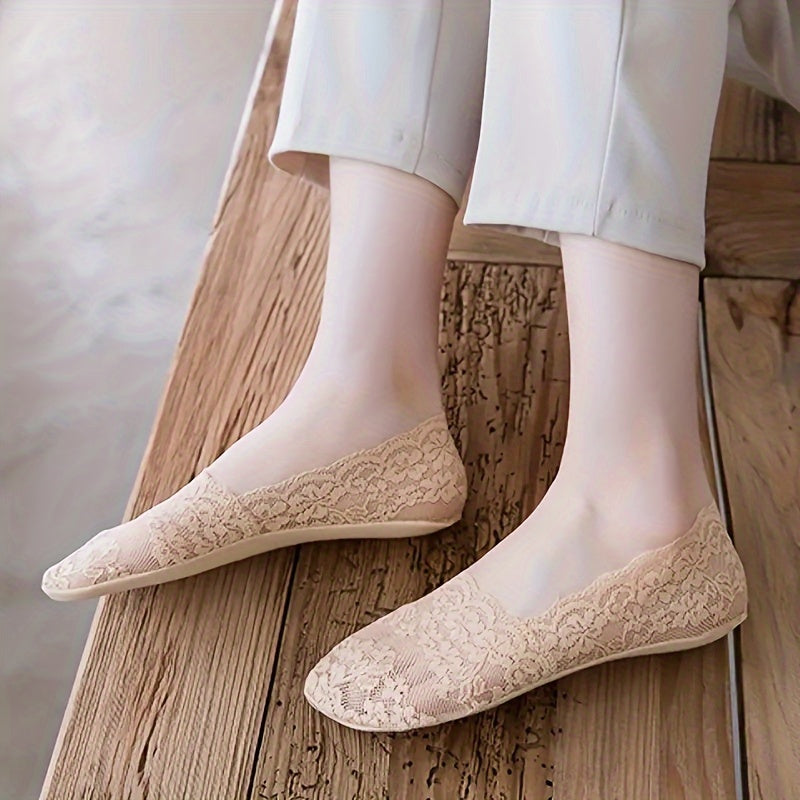 Lot de 9 Paires Chaussettes Femme Été Imprimé Floral Respirantes - BMYANY