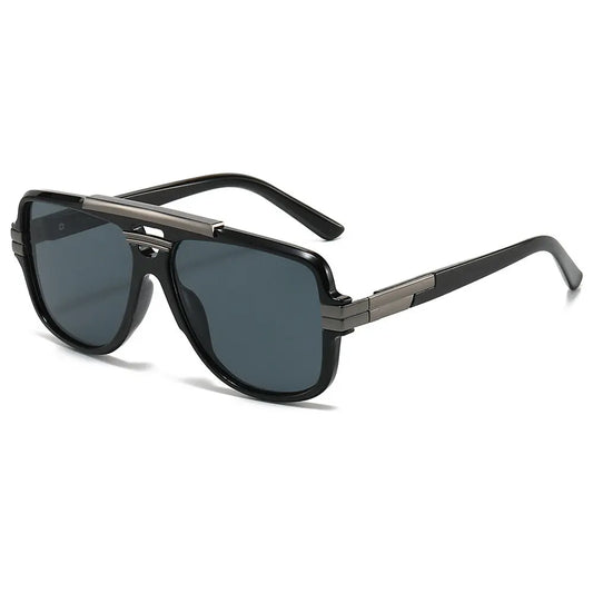 Lunettes de Soleil Carrées Rétro Fashion Métal - BMYANY