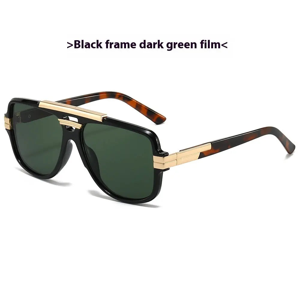 Lunettes de Soleil Carrées Rétro Fashion Métal - BMYANY