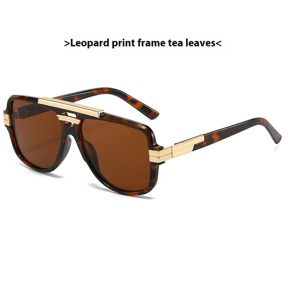 Lunettes de Soleil Carrées Rétro Fashion Métal - BMYANY