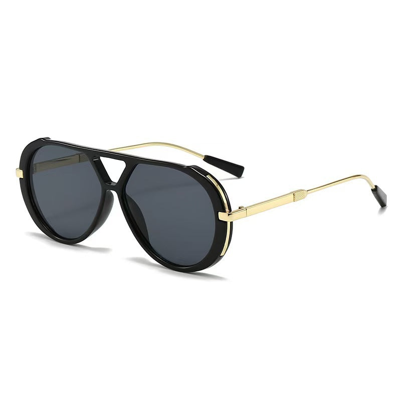 Lunettes de Soleil Femme Grande Monture Polyvalentes - BMYANY