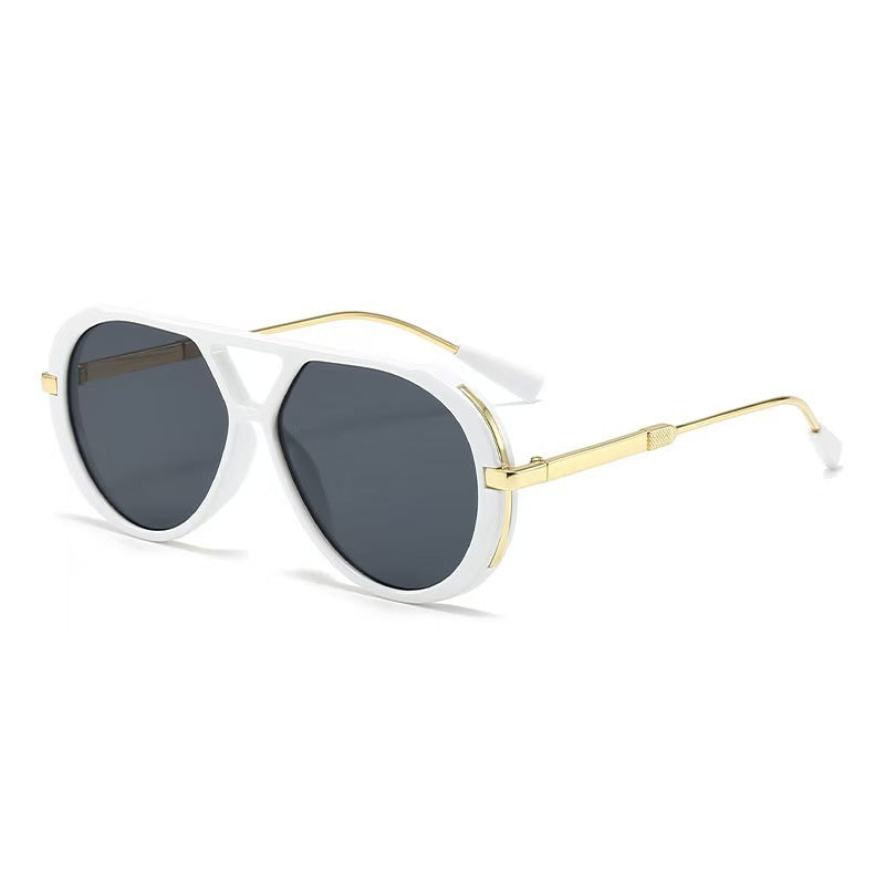 Lunettes de Soleil Femme Grande Monture Polyvalentes - BMYANY