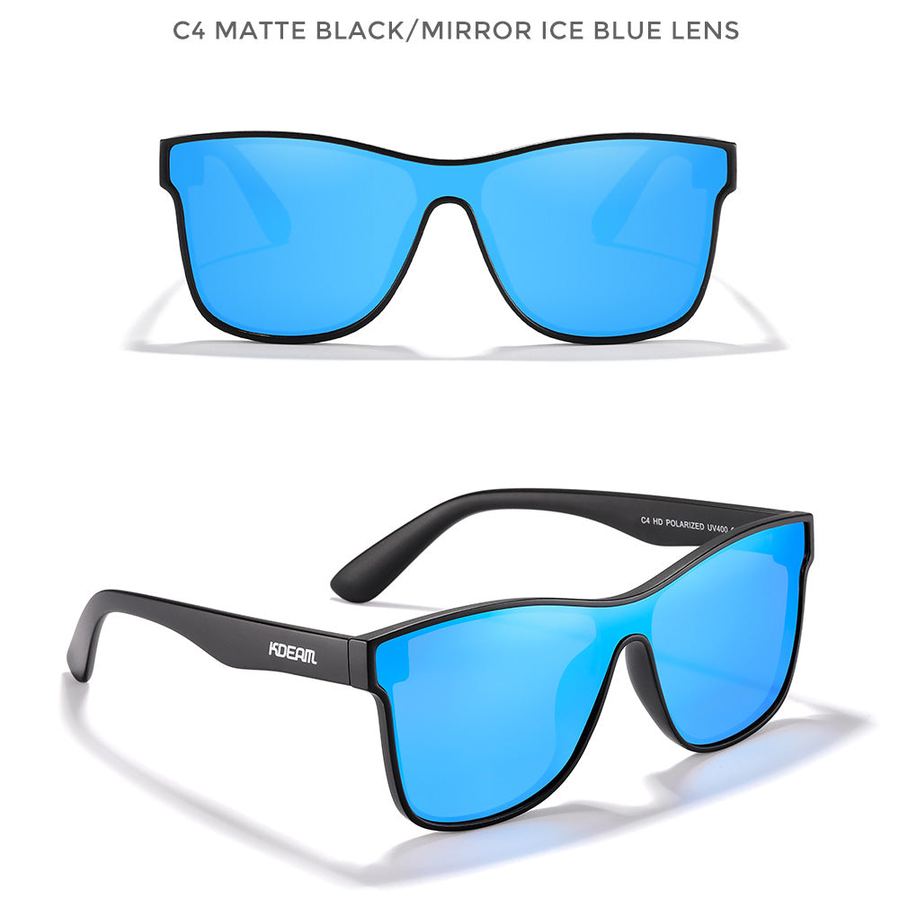 Lunettes de Soleil Polarisées HD Sport Monobloc - BMYANY