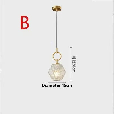 Lustre en verre moderne Simple Restaurant Bar Créatif - BMYANY