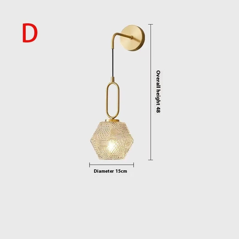 Lustre en verre moderne Simple Restaurant Bar Créatif - BMYANY