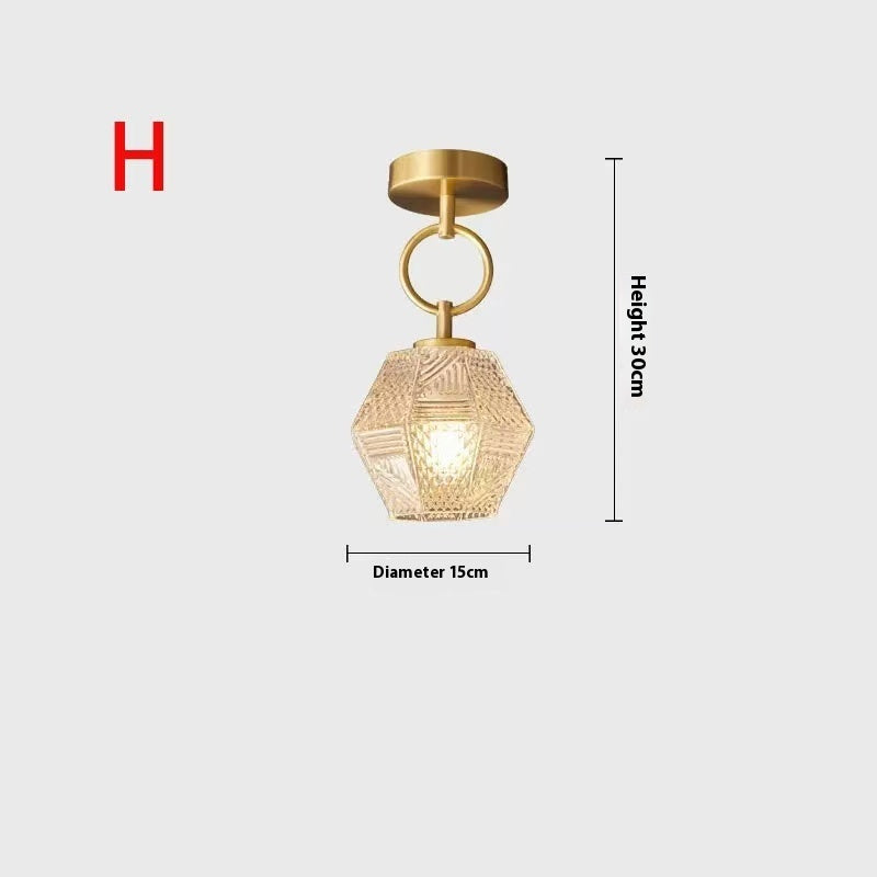 Lustre en verre moderne Simple Restaurant Bar Créatif - BMYANY