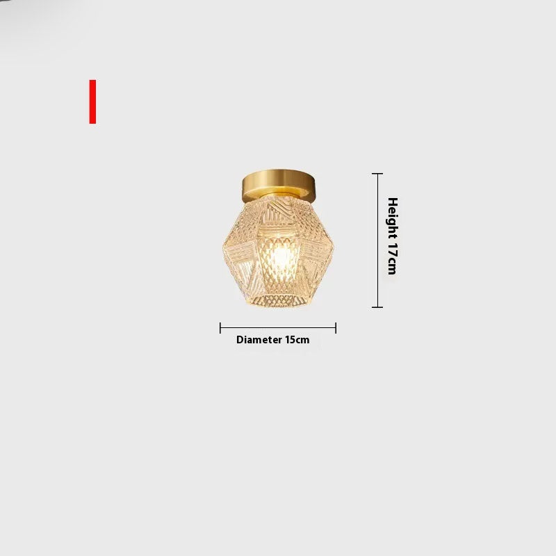 Lustre en verre moderne Simple Restaurant Bar Créatif - BMYANY