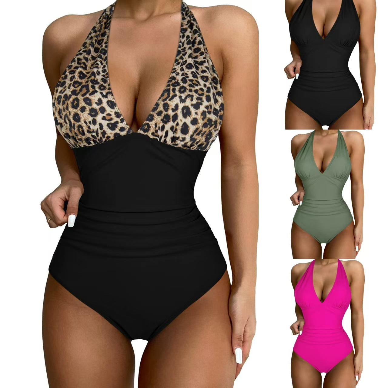 Maillot de Bain Femme Halter Dos Nu - Effet Amincissant Vacances - BMYANY