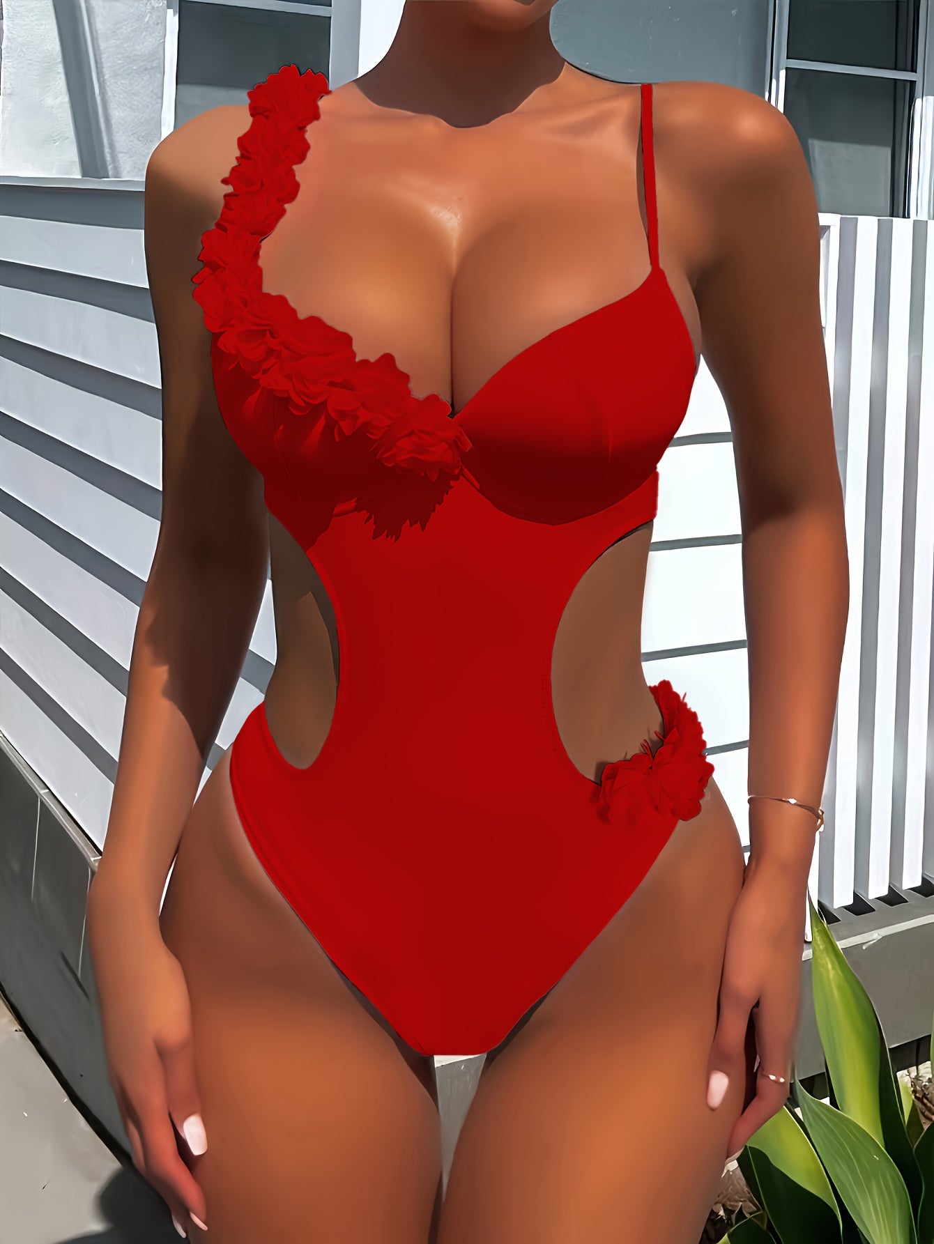 Maillot de Bain Une Pièce Couverture Intégrale Femme - Fermeture Éclair & Taille Ajustable - BMYANY